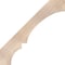 Ekena Millwork 3 1/2"W x 40"D x 40"H Balboa Smooth Knee Brace, Douglas Fir BRC04X40X40BOA00SDF - alternate 3